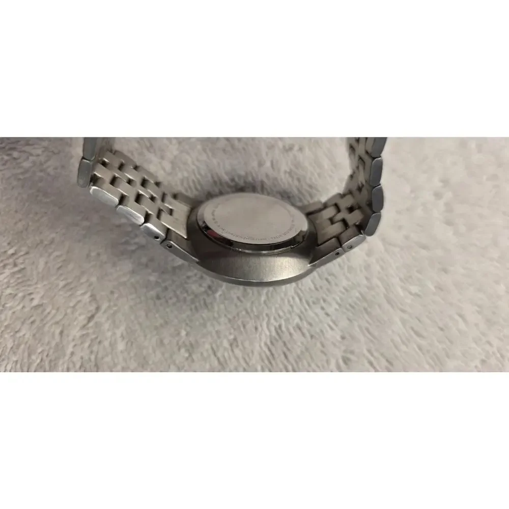 Skagen Denmark Quartz Analog Watch Gray Dial Silver SS Bracelet Date 37mm 30m